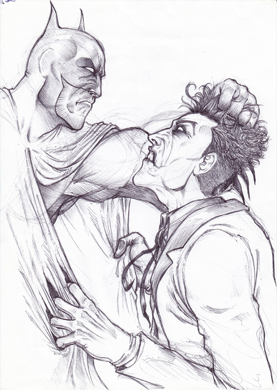 Batman Vs Joker Drawing Photos
