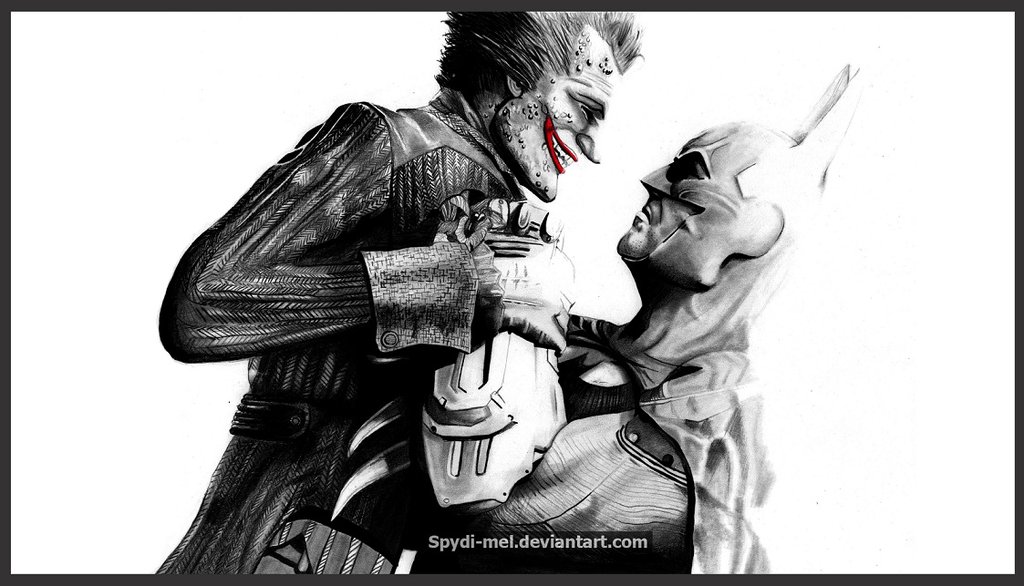 Batman Vs Joker Drawing Pic