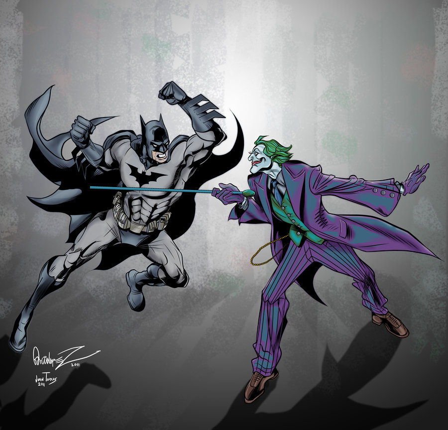 Batman Vs Joker Drawing Realistic