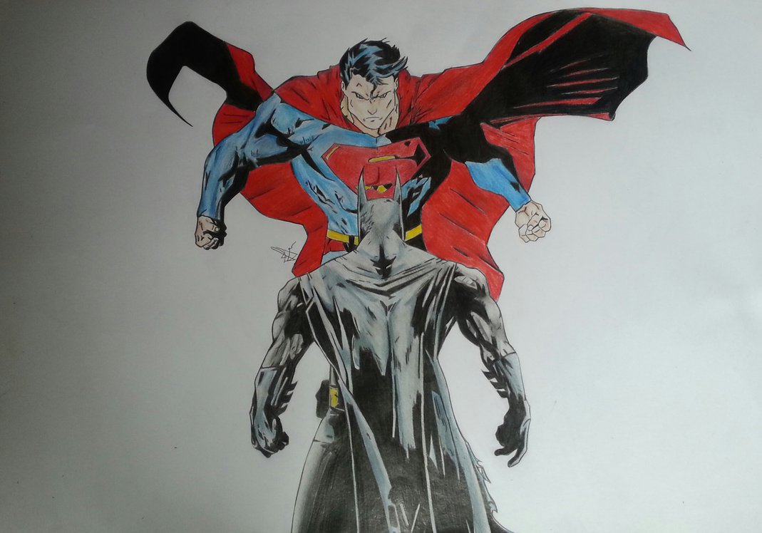 Batman Vs Superman Drawing Pics