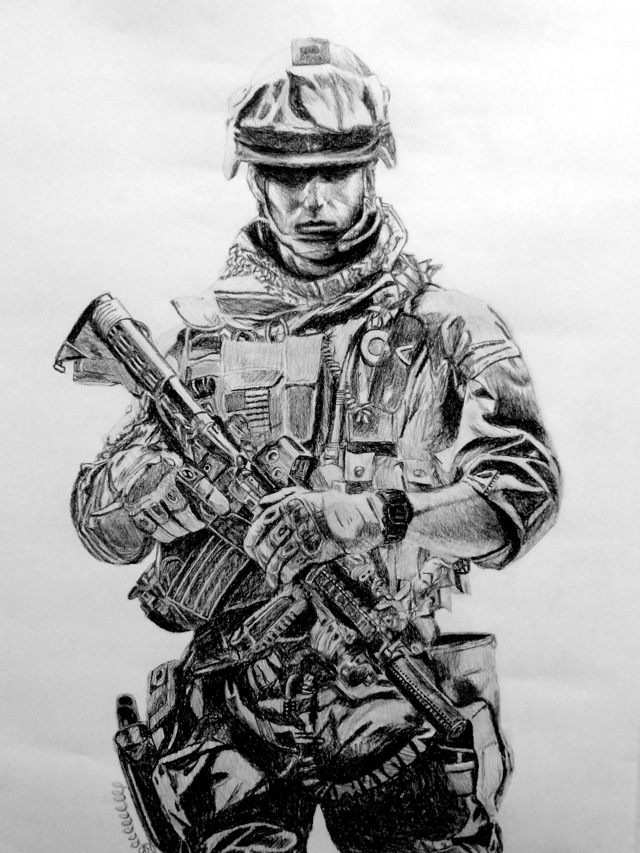 Battlefield Drawing Photo