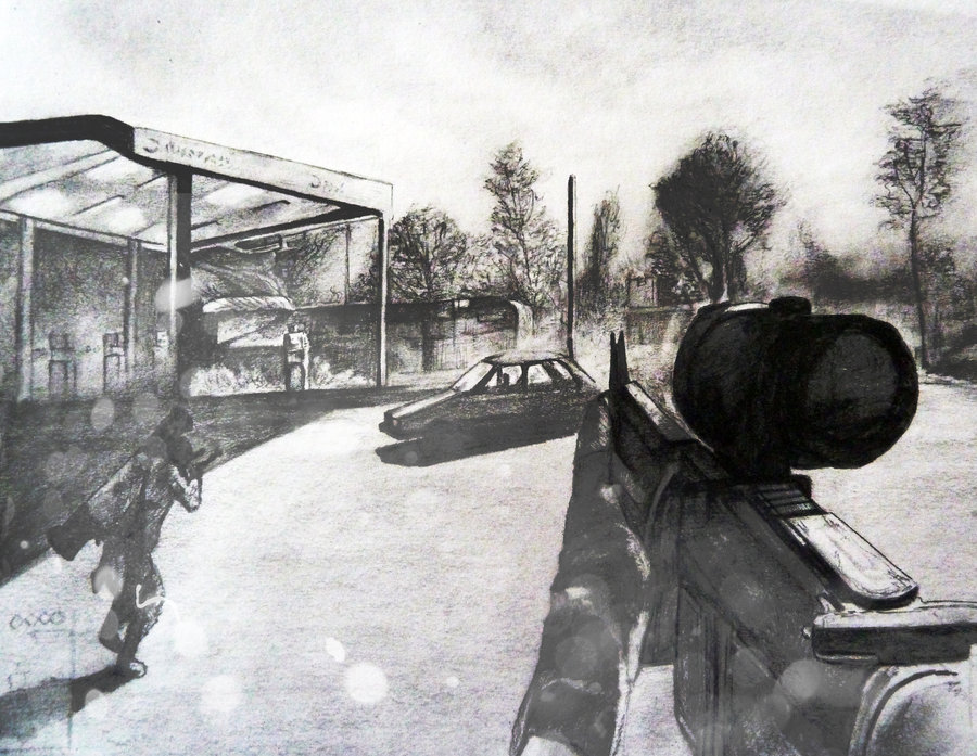 Battlefield Drawing Picture