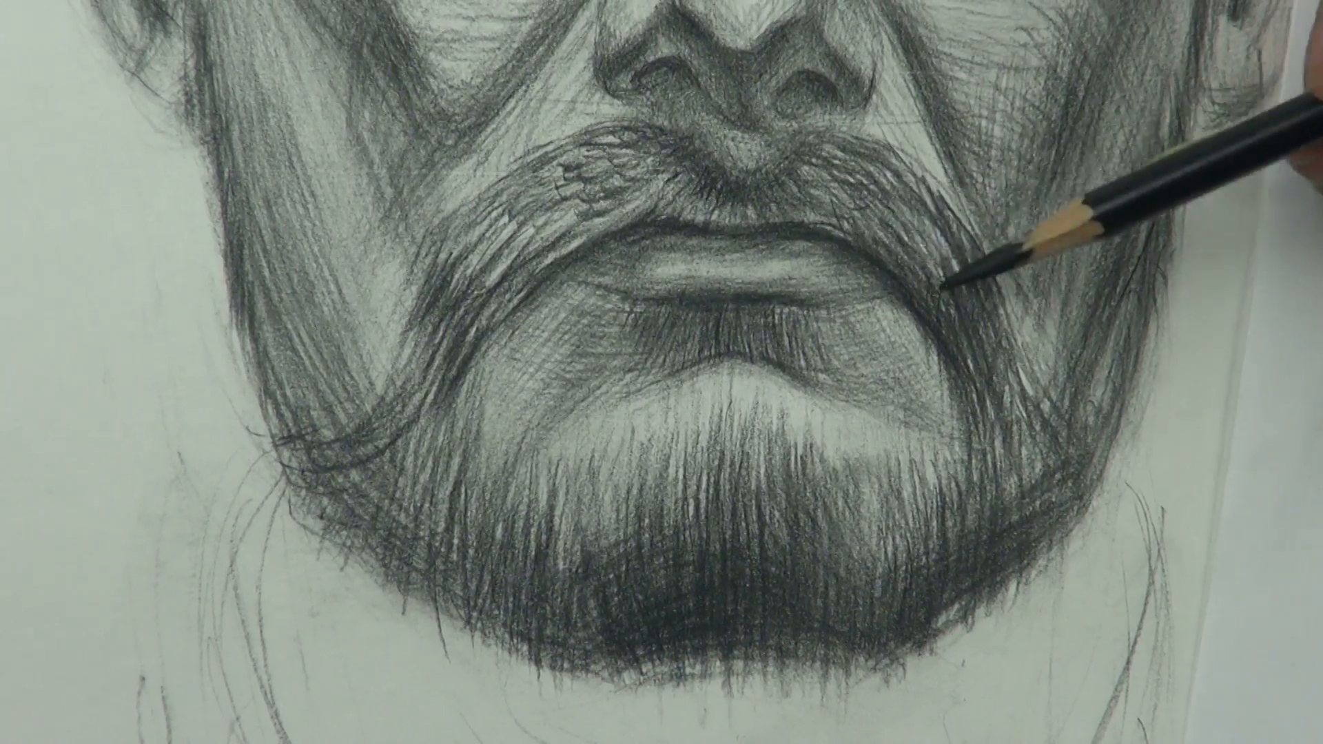 Beard Drawing Beautiful Image