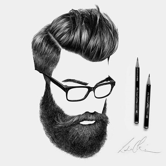 How To Draw Beards and Facial Hair  YouTube