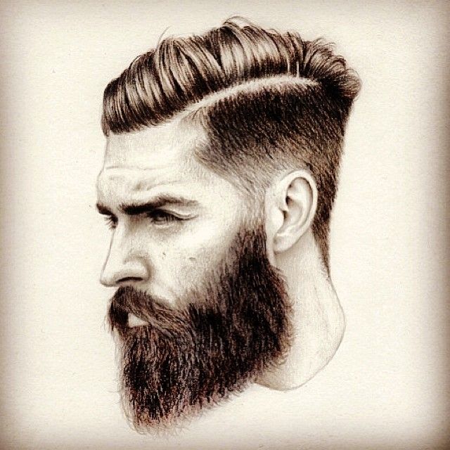 Beard Drawing Image