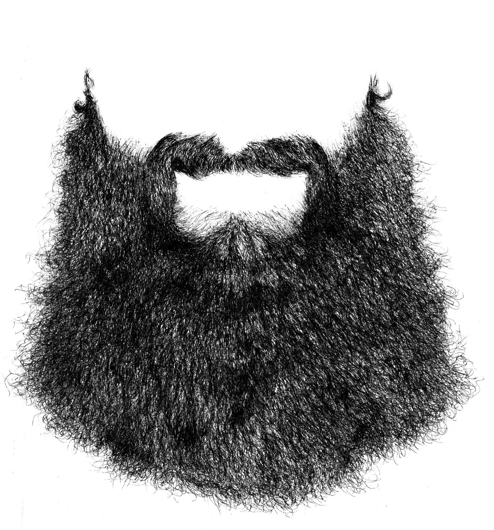 Beard Drawing Pic