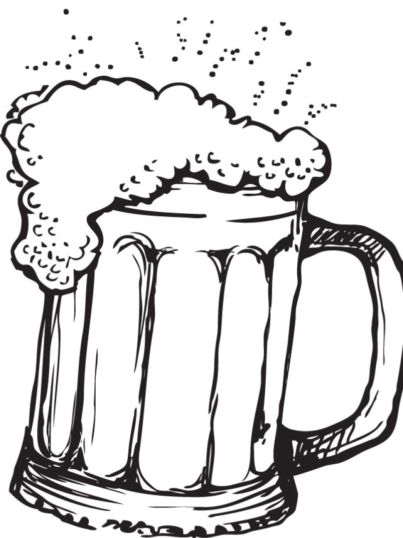 Beer Mug Drawing