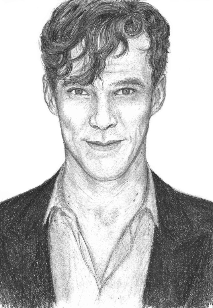 Benedict Cumberbatch Drawing Beautiful Image