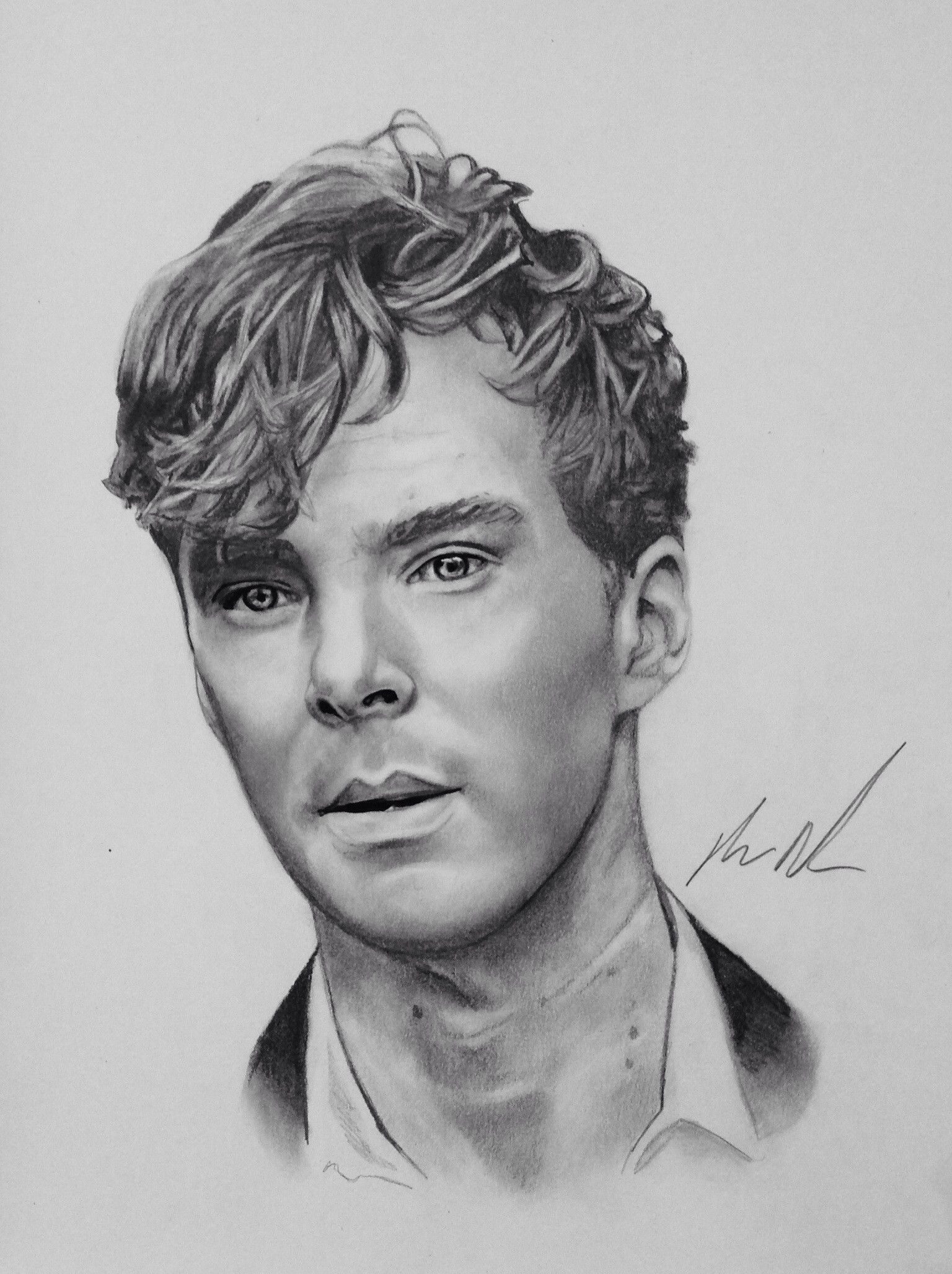 Benedict Cumberbatch Drawing Pic