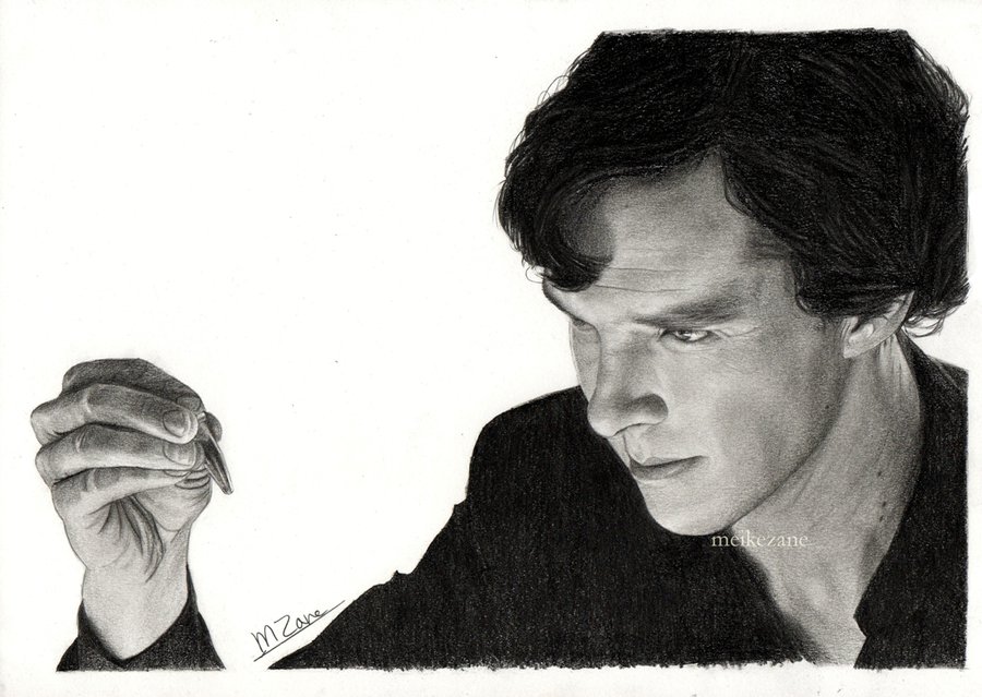 Benedict Cumberbatch Drawing Pictures