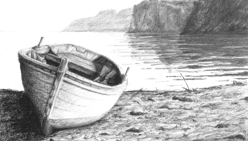 Boat Drawing Art