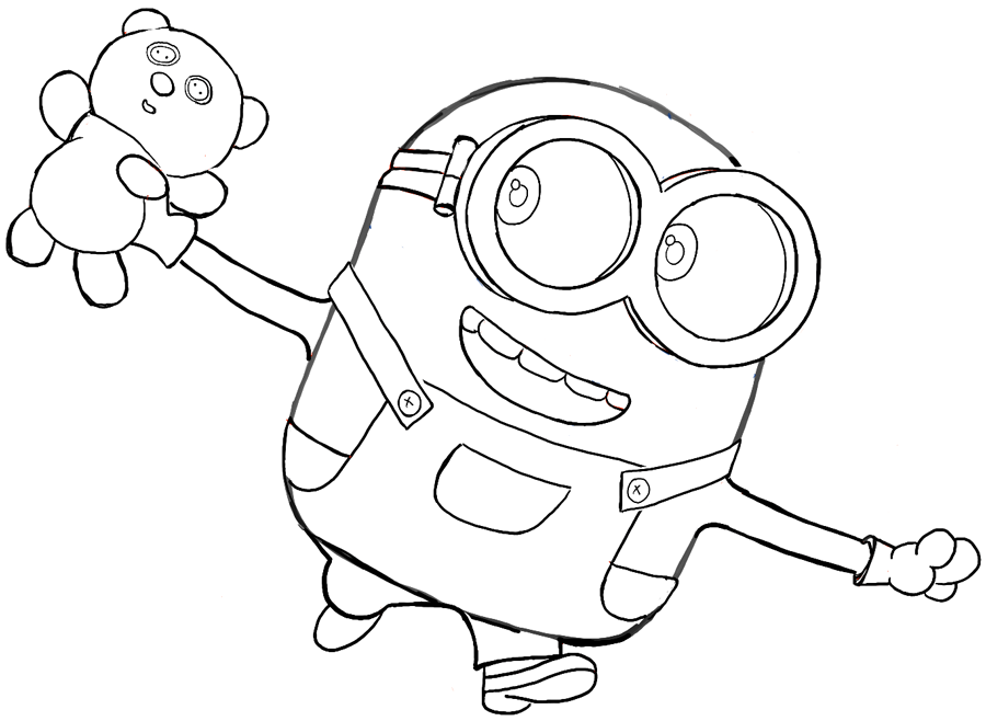 Bob Minions Drawing Pic