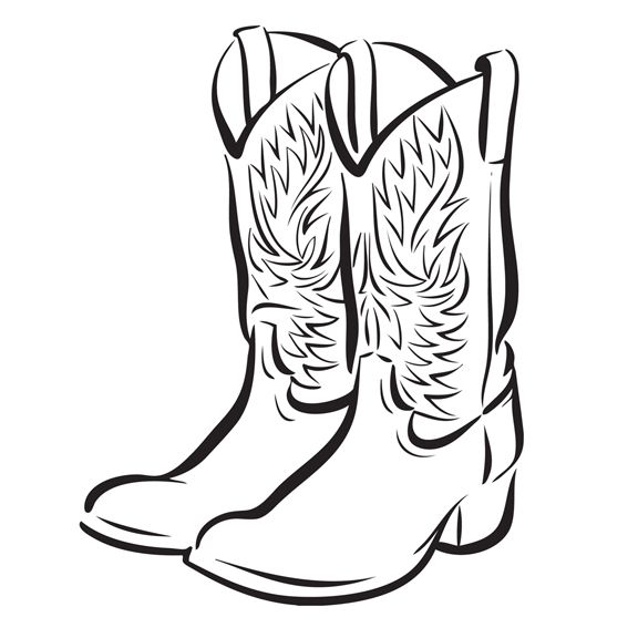 Boot Picture Drawing
