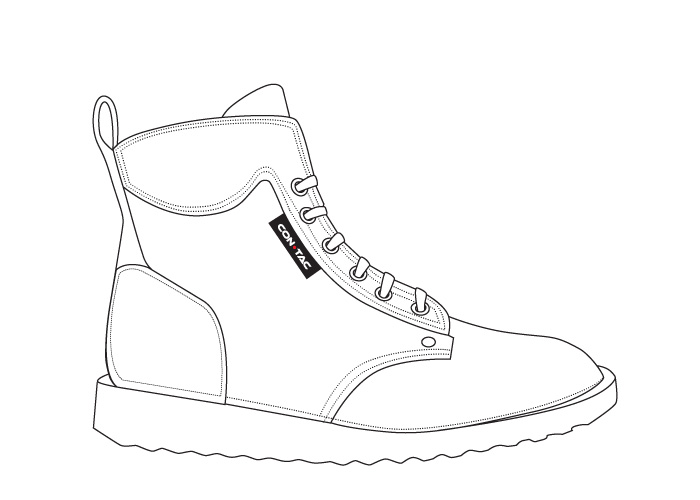 Boot Realistic Drawing