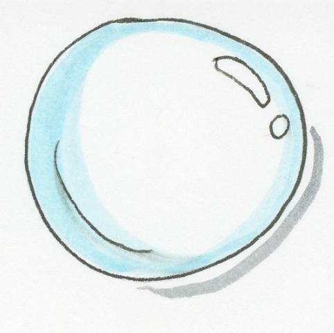 Bubble Drawing Photo | Drawing Skill