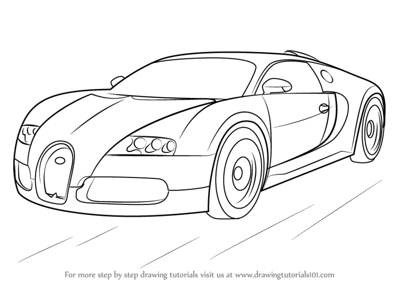 Bugatti Art Drawing