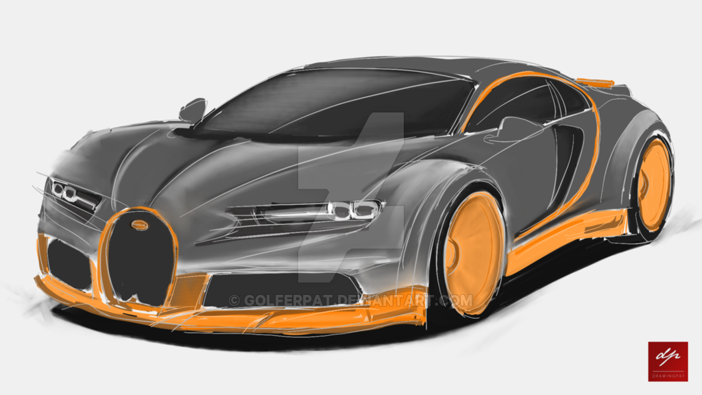 Bugatti Drawing Creative Art