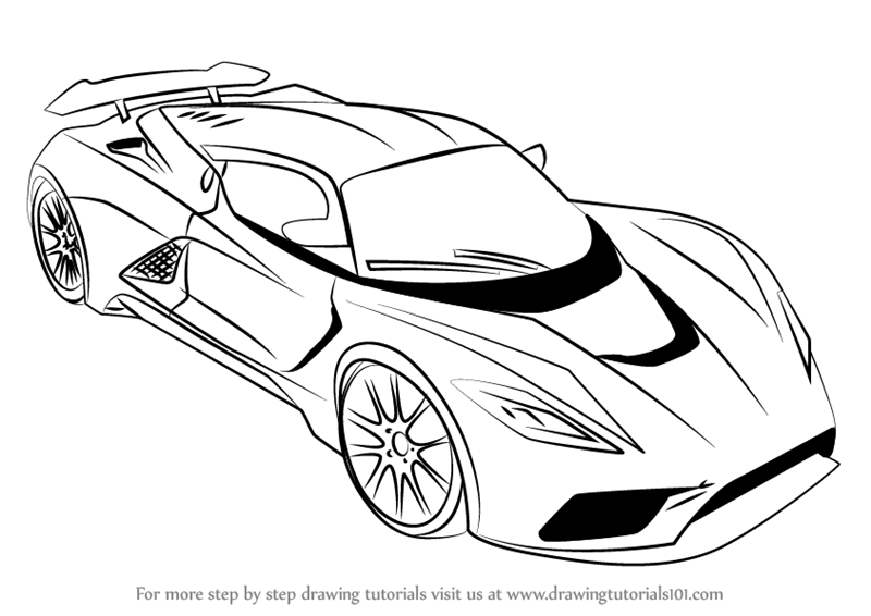Bugatti Drawing Pic