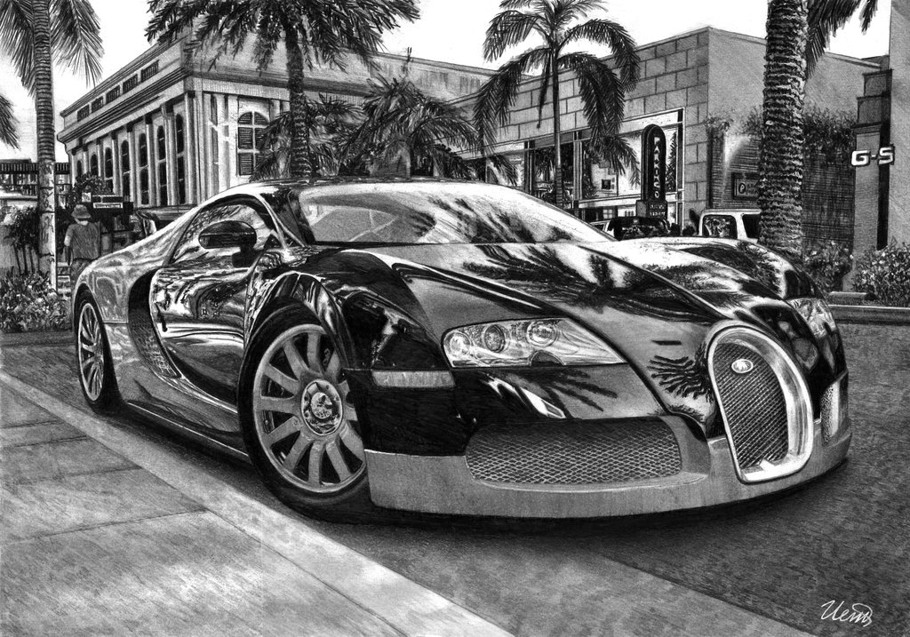 Bugatti Drawing Picture