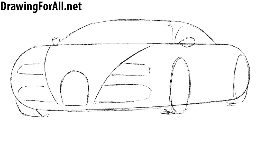 Bugatti Drawing