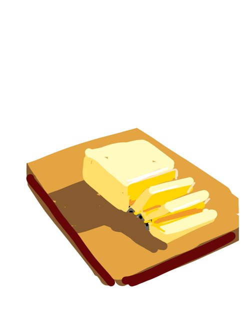 Butter Drawing Realistic