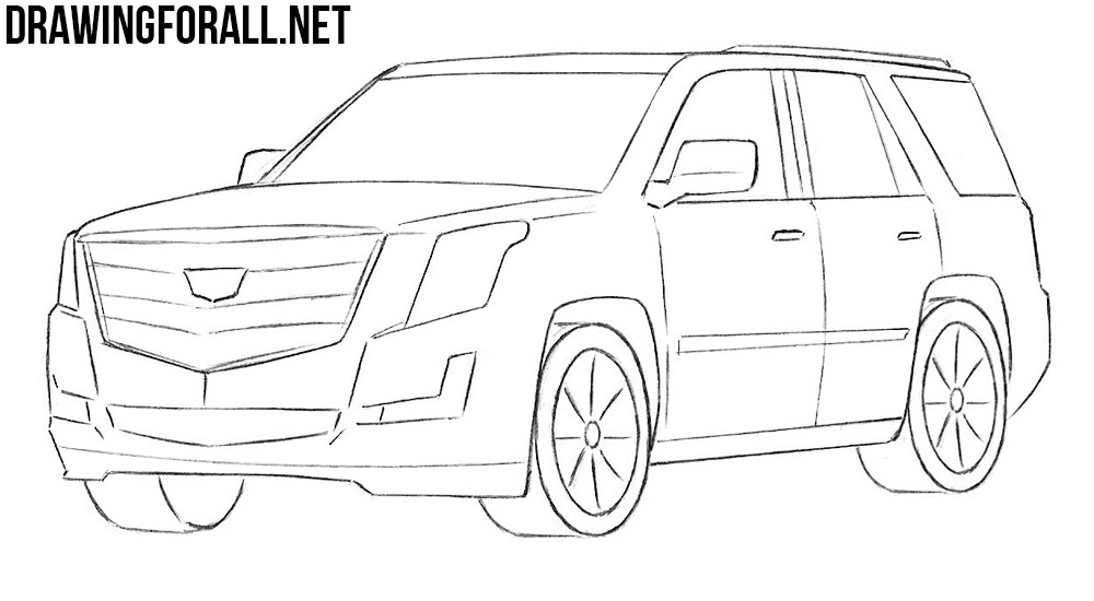 Cadillac Drawing Picture
