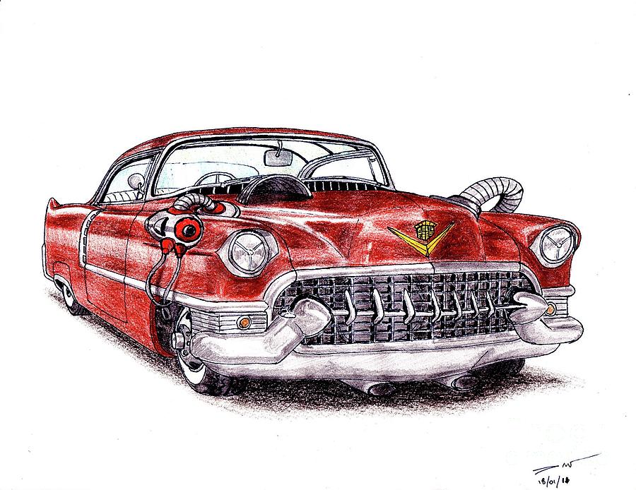 Cadillac Drawing
