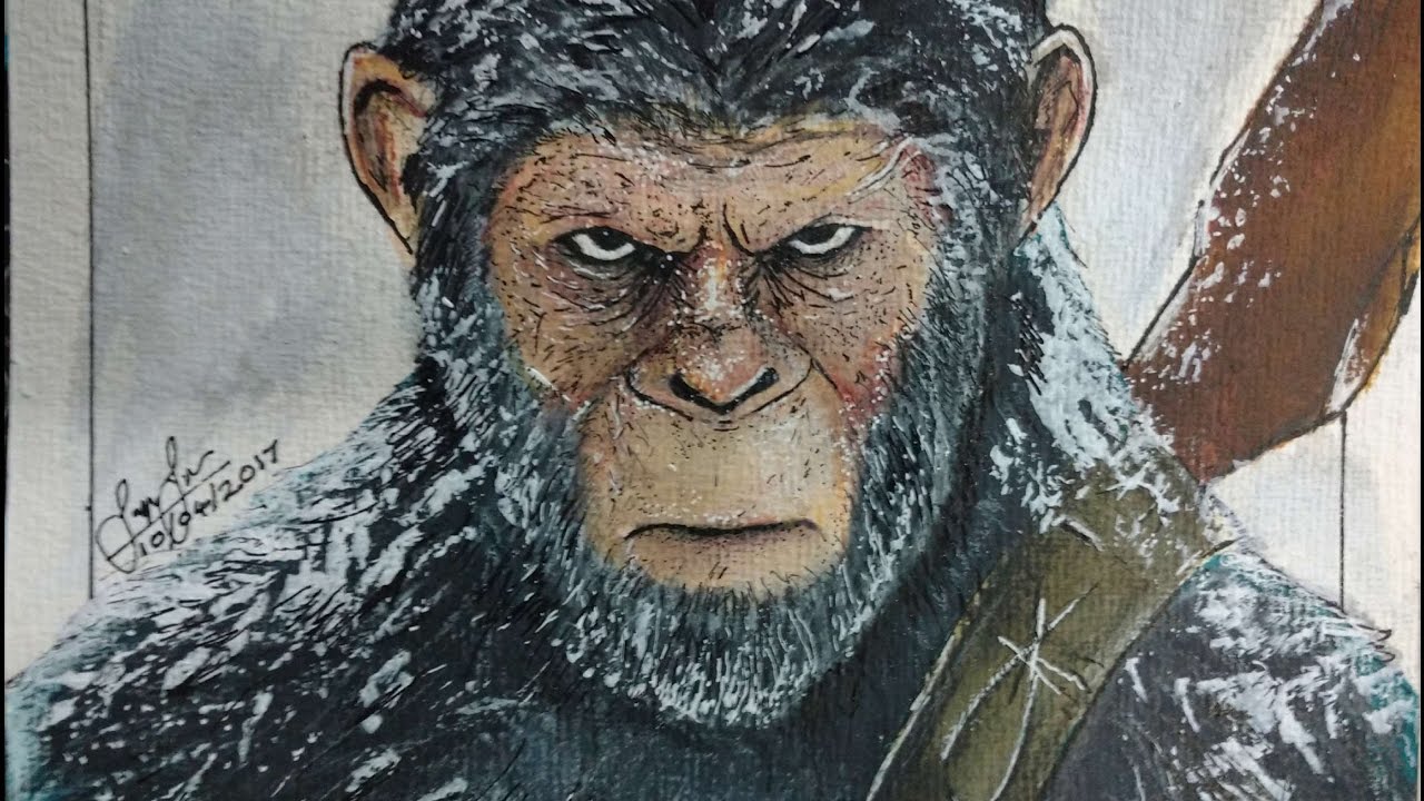 Caesar Ape Drawing Images