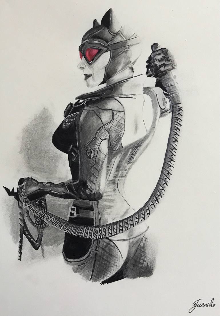 Catwoman Drawing Image