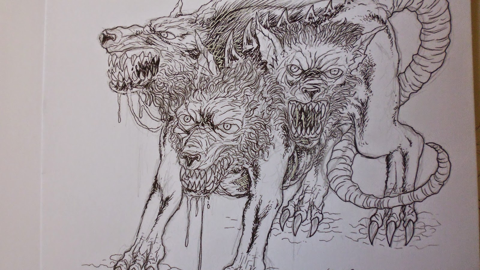 Cerberus Drawing Amazing