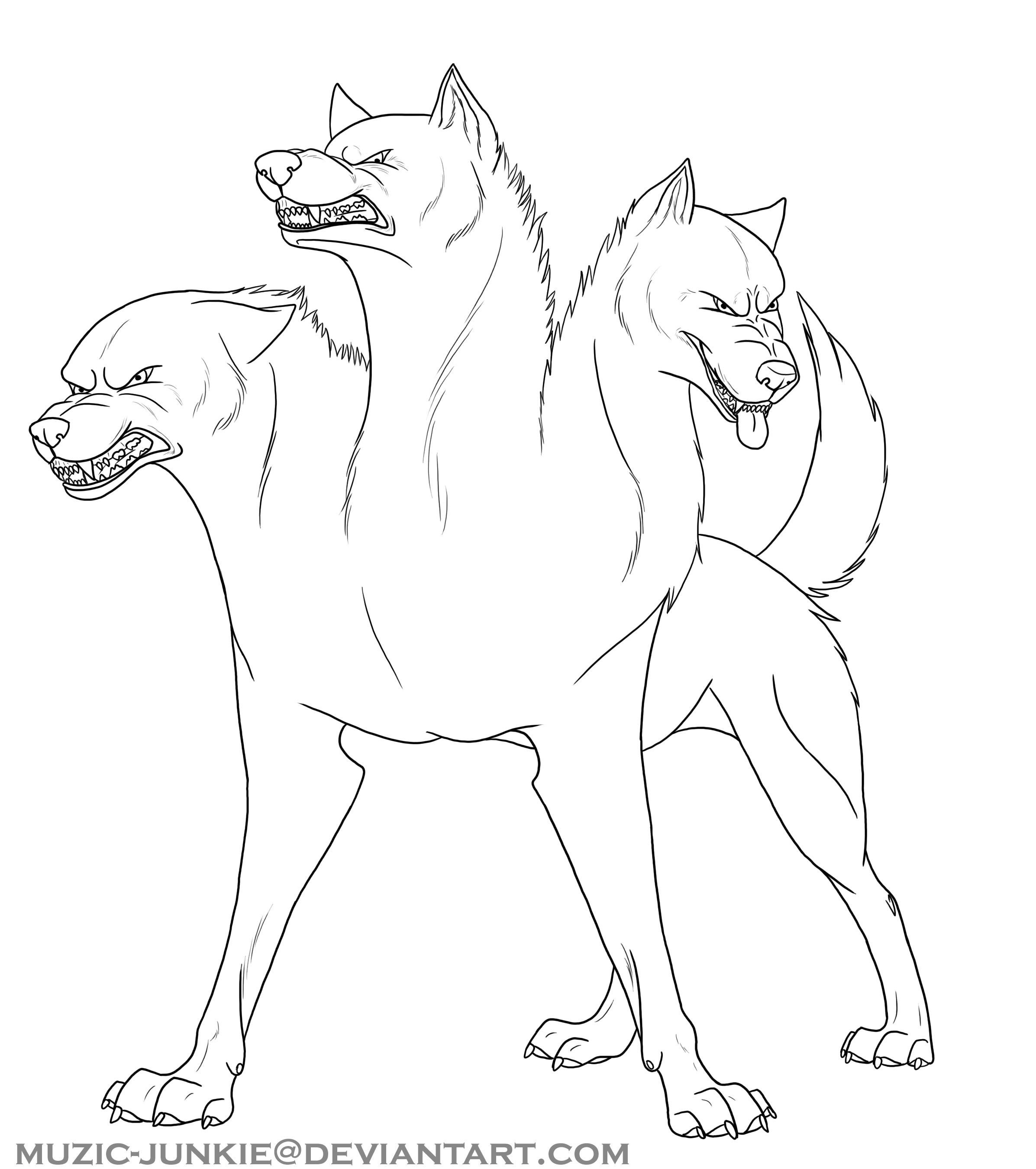 Cerberus Drawing Image