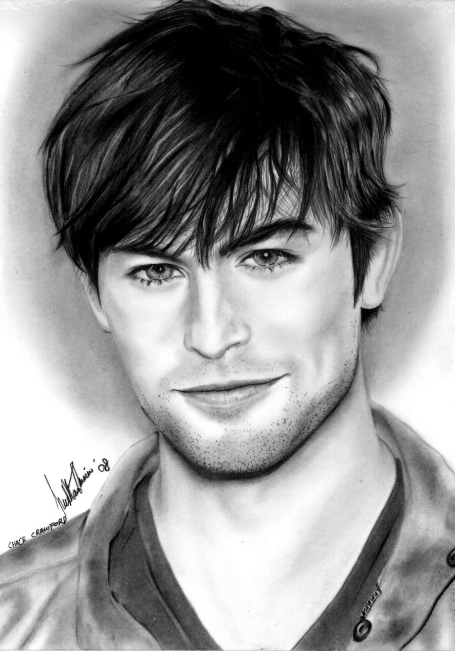 Chace Crawford Art Drawing