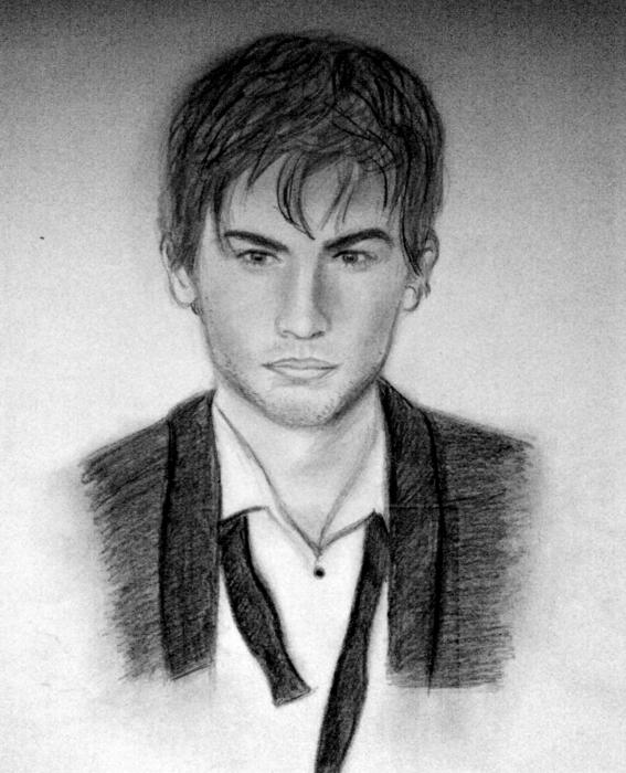 Chace Crawford Drawing Beautiful Art