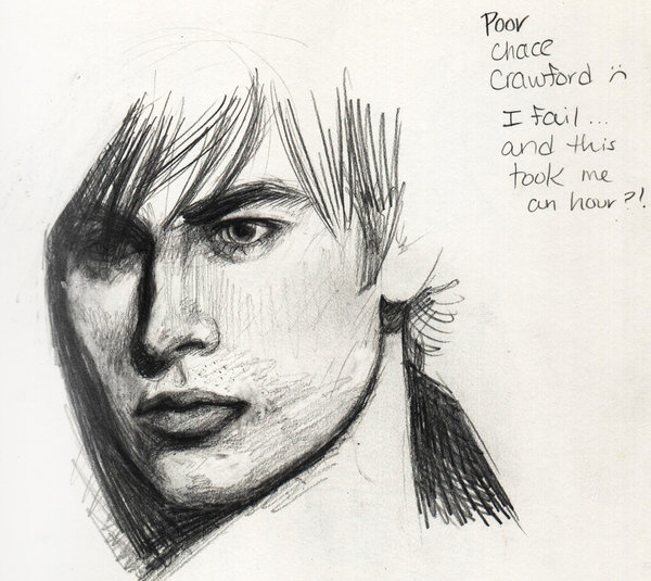 Chace Crawford Drawing Photos