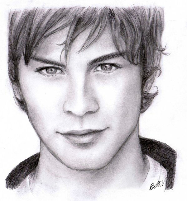 Chace Crawford Drawing Pictures