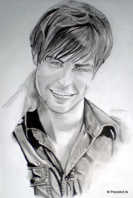 Chace Crawford Drawing