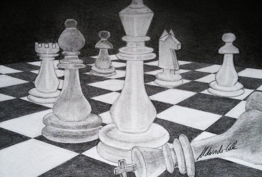 Chess Drawing Image