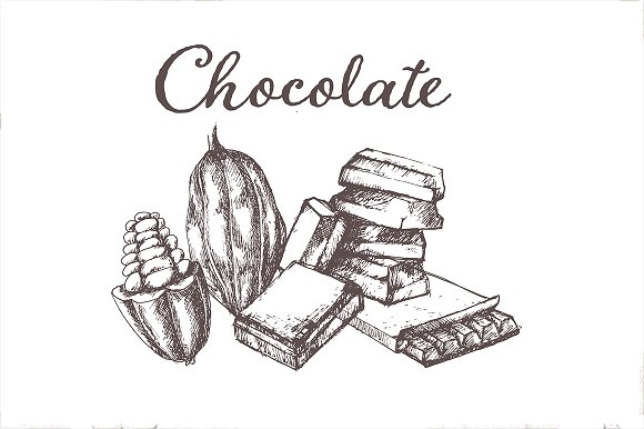 Chocolate Drawing Picture