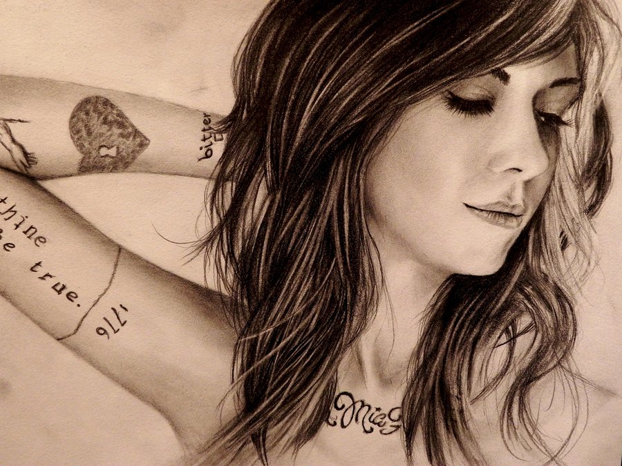 Christina Perri Drawing Picture