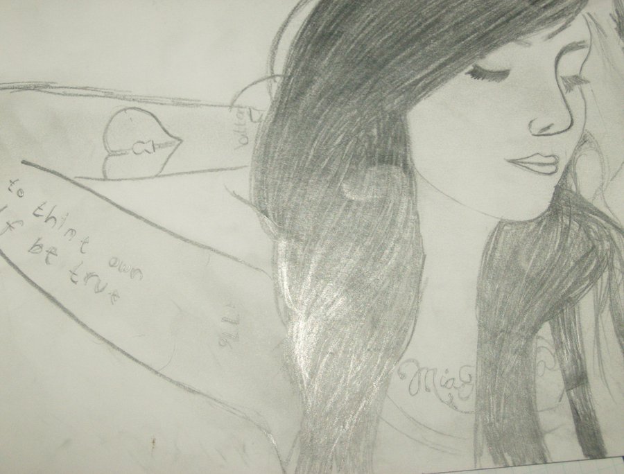 Christina Perri Drawing Sketch