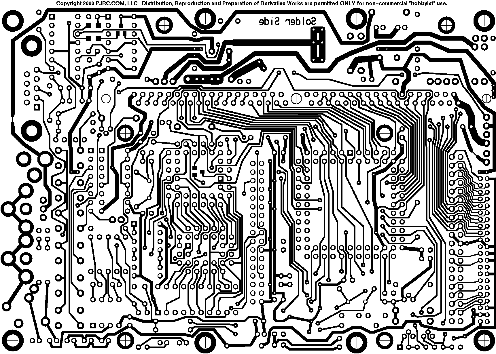 Circuit Board Drawing Art