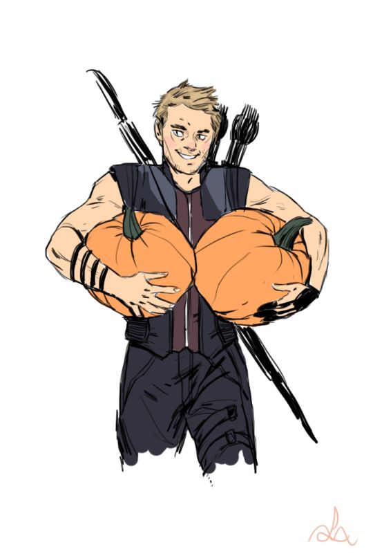 Clint Barton Drawing High-Quality