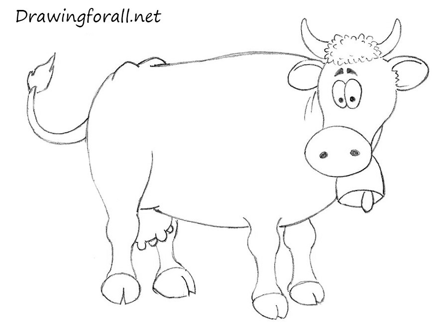Cow Drawing Pics
