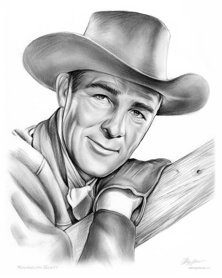 Cowboy Beautiful Image Drawing