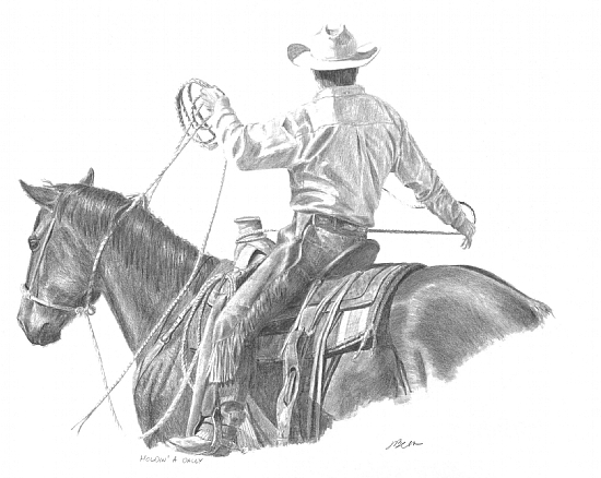 Cowboy Drawing