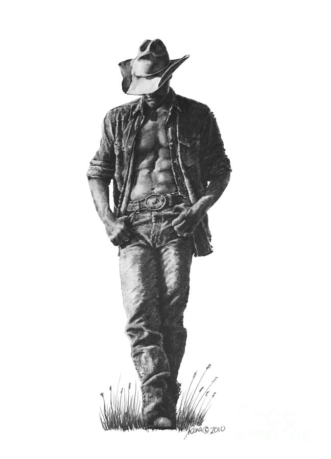 Cowboy Picture Drawing
