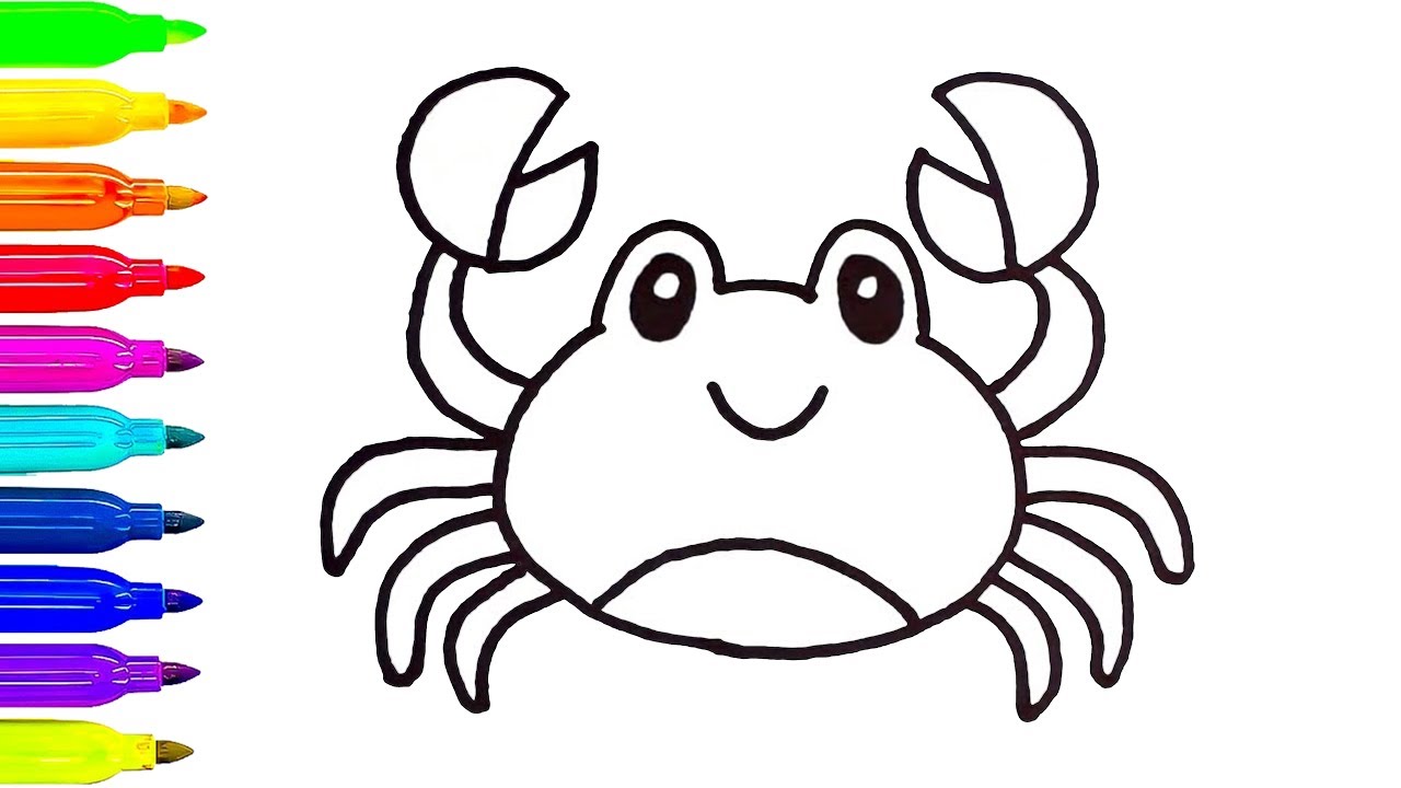 Crab Drawing Best