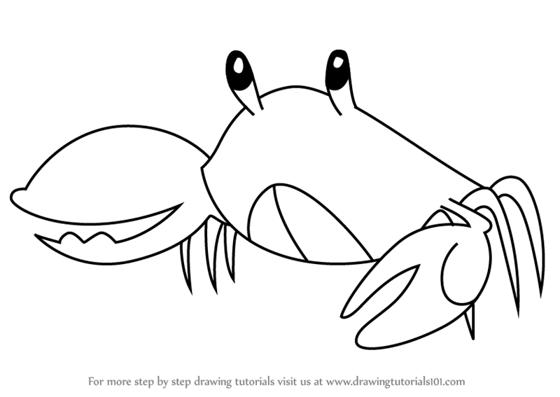 Crab Drawing Realistic