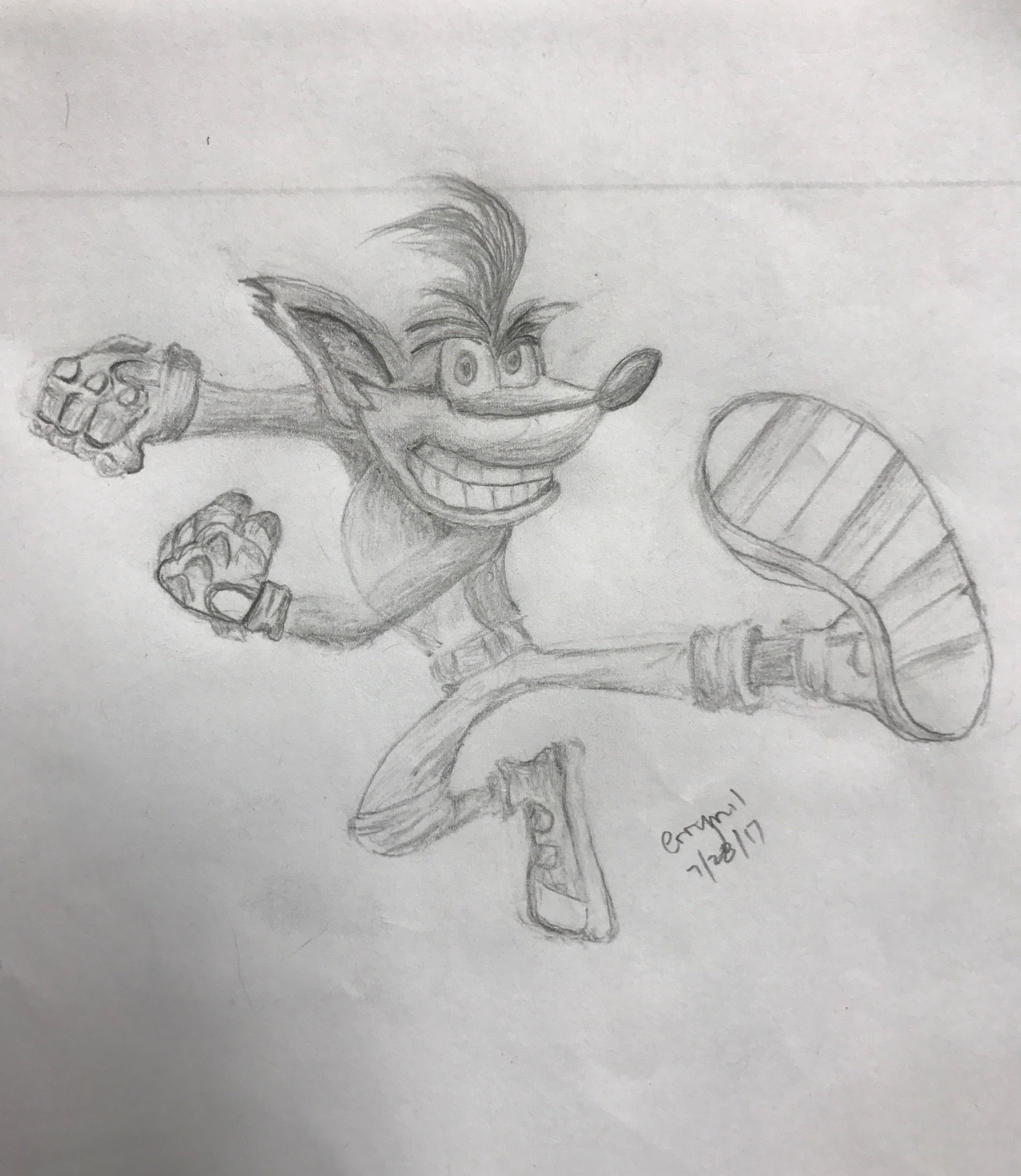 Crash Bandicoot Drawing Images