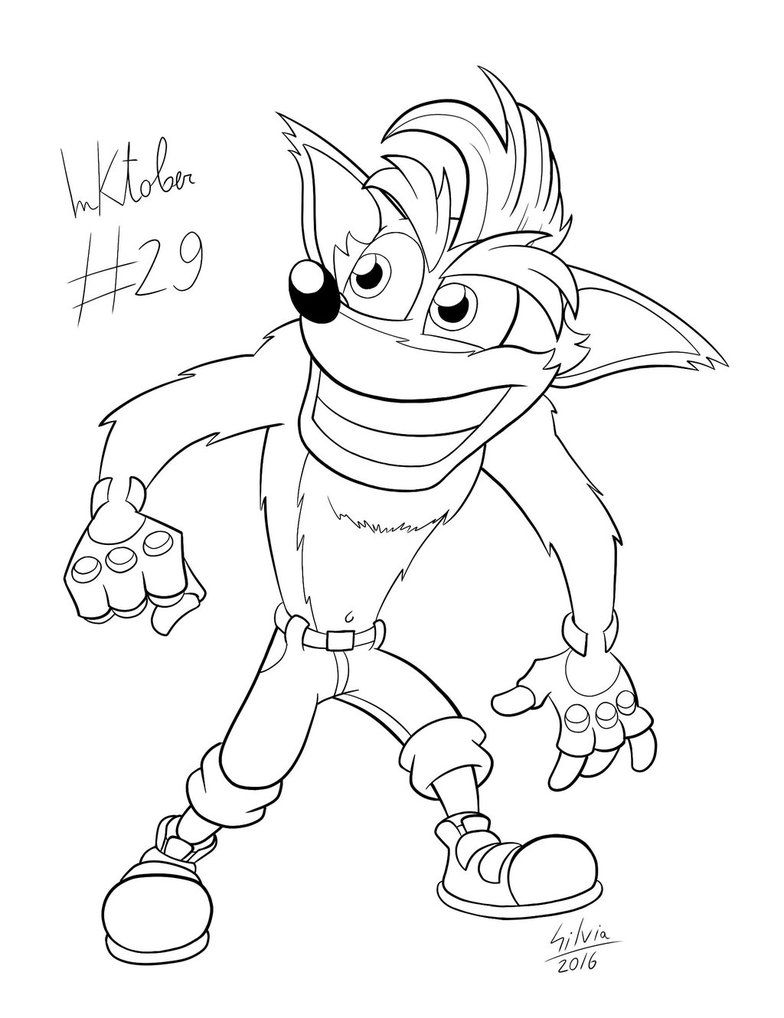 Crash Bandicoot Drawing Photo